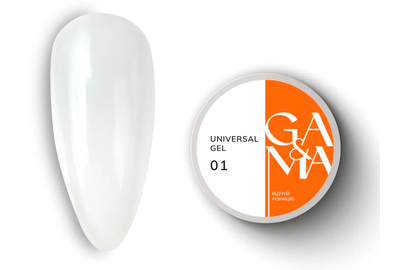 Гель универсальный GaMa Universal gel жидкий №01, прозрачный, 30 мл, Цвет: Прозрачный, Обьем: 30 мл