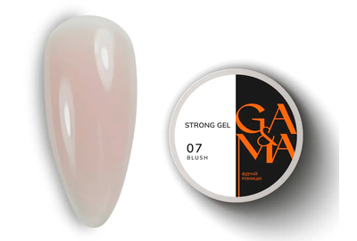 Гель стронг GaMa Strong Gel Blush №07 нюд, 30 мл