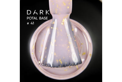 База для ногтей DARK Potal Base №41, молочно-розовая с талью, 15 мл, Цвет: Розовый