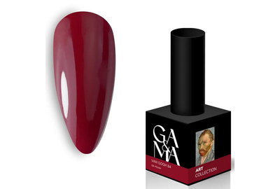 Гель-лак для ногтей GaMa Art collection №084 Van Gogh красный, 10 мл, Цвет: Красный