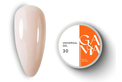 Гель универсальный GaMa Universal gel жидкий №30, светлый бежевый, 15 мл, Цвет: Бежевый, Обьем: 15 мл