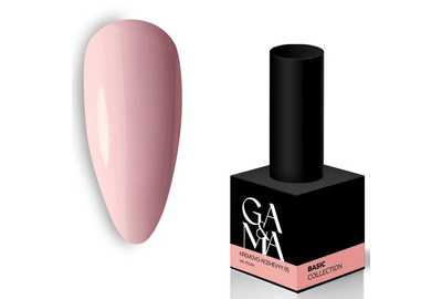 Гель-лак для ногтей GaMa Basic collection №005 кремово-розовый, 10 мл, Цвет: Розовый