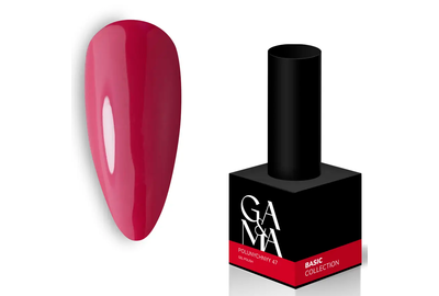 Гель-лак для ногтей GaMa Basic collection №047 клубничный, 10 мл, Цвет: Красный