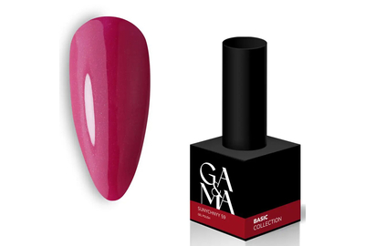 Гель-лак для ногтей GaMa Basic collection №059 земляничный, 10 мл, Цвет: Малиновый