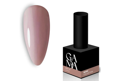 Гель-лак для ногтей GaMa Basic collection №016 беж, 10 мл, Цвет: Бежевый