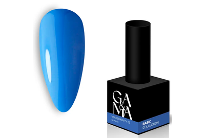Гель-лак для ногтей GaMa Basic collection №022 васильковый, 10 мл, Цвет: Васильковый