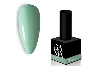Гель-лак для ногтей GaMa Basic collection №033 светлый хаки, 10 мл, Цвет: Хаки
