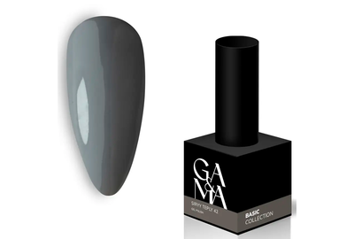 Гель-лак для ногтей GaMa Basic collection №042 серый теплый, 10 мл, Цвет: Серый