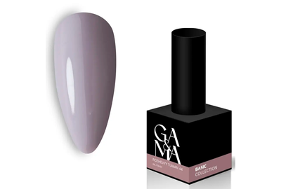 Гель-лак для ногтей GaMa Basic collection №044 розовый туман, 10 мл, Цвет: Серый