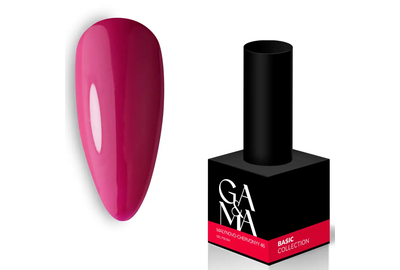 Гель-лак для ногтей GaMa Basic collection №046 малиново-красный, 10 мл, Цвет: Малиновый
