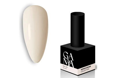 Гель-лак для ногтей GaMa Monochrome collection №125 Raf раф, 10 мл, Цвет: Бежевый