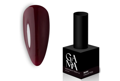 Гель-лак для ногтей GaMa Basic collection №041 темный коричневый, 10 мл, Цвет: Коричневый