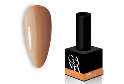 Гель-лак для ногтей GaMa Basic collection №038 капучино, 10 мл, Цвет: Бежевый