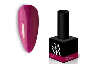 Гель-лак для ногтей GaMa Basic collection №013 фуксия, 10 мл, Цвет: Фуксия
