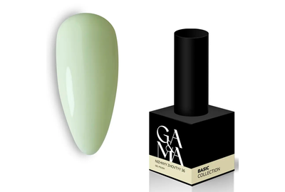Гель-лак для ногтей GaMa Basic collection №036, нежный желтый, 10 мл, Цвет: Желтый