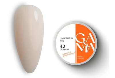 Гель универсальный GaMa Universal gel жидкий №40 Comfort, айвори, 15 мл, Цвет: Айвори, Обьем: 15 мл