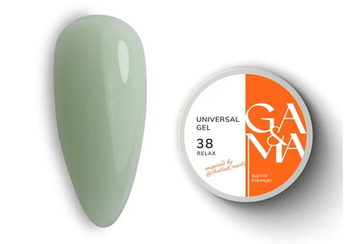 Гель универсальный GaMa Universal gel жидкий №38 Relax, мятно-молочный, 30 мл, Цвет: Мятный, Обьем: 30 мл