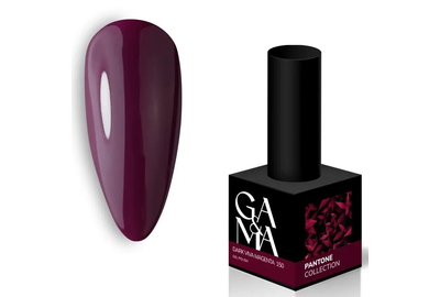 Гель-лак для ногтей GaMa Pantone №150 Viva Magenta, вишневый, 10 мл, Цвет: Вишневый