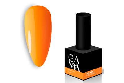Гель-лак для ногтей GaMa Summer collection №168 Papaya, оранжевый, 10 мл, Цвет: Оранжевый