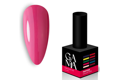 Гель-лак для ногтей GaMa Pantone №106 Bubblegum, баблгам, 10 мл, Цвет: Малиновый