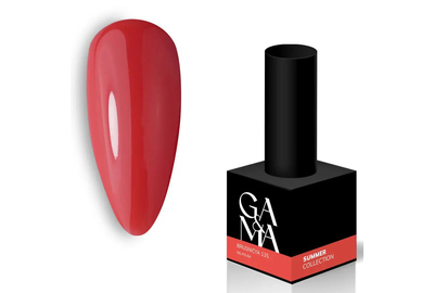 Гель-лак для ногтей GaMa Summer collection №115 Brusnicya, брусника, 10 мл