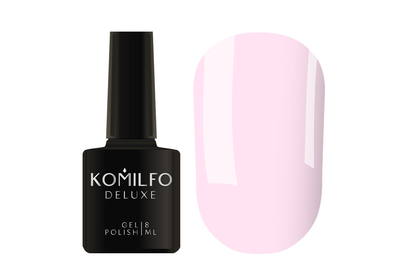 Gel polish Komilfo Deluxe Series No. D033 light purple-pink enamel, 8 ml, Color: Pink, Volume: 8 ml