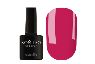 Гель-лак Komilfo Deluxe Series №D053 яркая малиновая эмаль, 8 мл, Цвет: Малиновый, Обьем: 8 мл