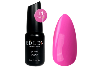 Гель-лак Edlen Color №011 розовый Барби, 9 мл, Цвет: Розовый
