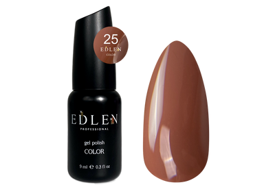 Гель-лак Edlen Color №025 молочный шоколад, 9 мл