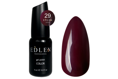 Gel polish Edlen Color No. 029 plum, 9 ml, Color: Violet