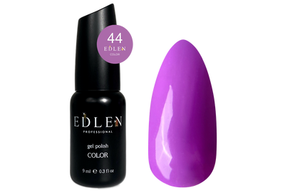 Gel polish Edlen Color No. 044 deep purple, 9 ml, Color: Violet