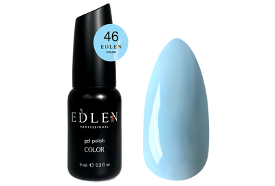 Гель-лак Edlen Color №046 небесний, 9 мл