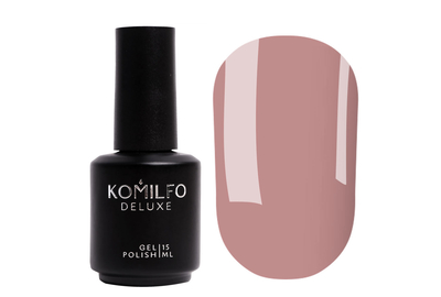 Гель-лак Komilfo Deluxe Series №D059 кофейная марсала эмаль, 8 мл, Цвет: Розовый, Обьем: 8 мл