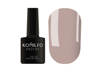 Гель-лак Komilfo Deluxe Series №D066 приглушенный серо-сиреневый эмаль, 8 мл, Цвет: Сиреневый, Обьем: 8 мл