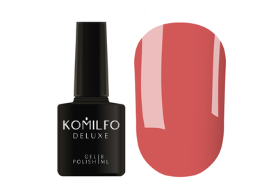 Гель-лак Komilfo Deluxe Series №D077 приглушенный малиновый эмаль, 8 мл, Цвет: Красный, Обьем: 8 мл