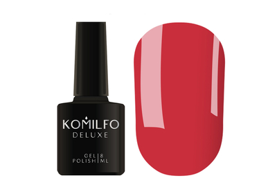 Гель-лак Komilfo Deluxe Series №D084 малиновый эмаль, 8 мл, Обьем: 8 мл