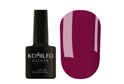 Гель-лак Komilfo Deluxe Series №D092 темная фуксия эмаль, 8 мл, Цвет: Фуксия, Обьем: 8 мл