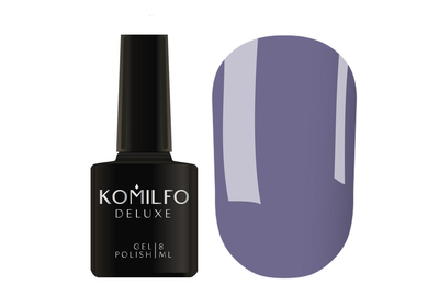 Гель-лак Komilfo Deluxe Series №D108 светлый серо-синий эмаль, 8 мл, Цвет: Синий, Обьем: 8 мл