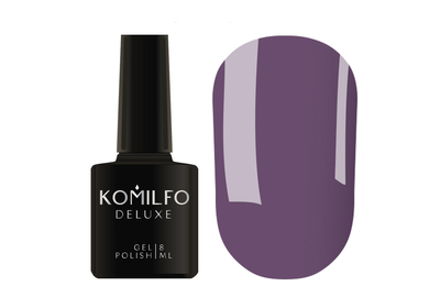 Гель-лак Komilfo Deluxe Series №D113 темный серо-аметистовый эмаль, 8 мл, Обьем: 8 мл