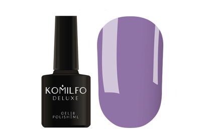 Гель-лак Komilfo Deluxe Series №D115 лавандово-синий эмаль, 8 мл, Цвет: Синий, Обьем: 8 мл