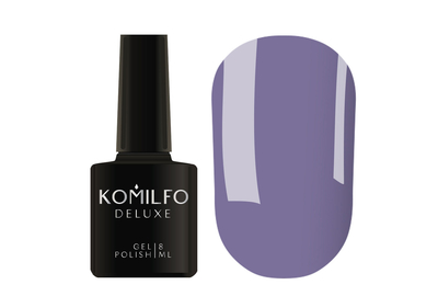 Гель-лак Komilfo Deluxe Series №D117 приглушенный светло-синий эмаль, 8 мл, Цвет: Синий, Обьем: 8 мл