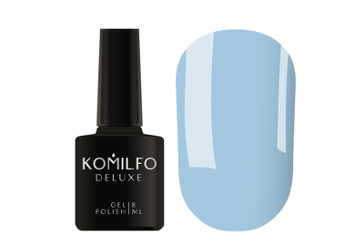 Гель-лак Komilfo Deluxe Series №D142 приглушенный бирюзовый эмаль, 8 мл, Цвет: Бирюзовый, Обьем: 8 мл