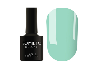 Гель-лак Komilfo Deluxe Series №D147 голубовато-бирюзовый эмаль, 8 мл, Цвет: Бирюзовый, Обьем: 8 мл