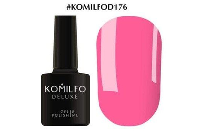 Гель-лак Komilfo Deluxe Series №D176 нежно-розовая эмаль, 8 мл, Цвет: Розовый, Обьем: 8 мл