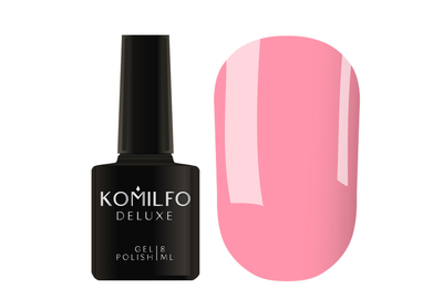 Гель-лак Komilfo Deluxe Series №D178 розово-персиковый неоновый эмаль, 8 мл, Цвет: Персиковый, Обьем: 8 мл