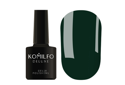 Gel polish Komilfo Deluxe Series No. D217 dark turquoise-green, 8 ml, Color: Green, Volume: 8 ml