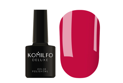 Гель-лак Komilfo Deluxe Series №D228 малиново-розовая эмаль, 8 мл, Цвет: Розовый, Обьем: 8 мл