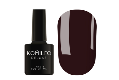 Gel polish Komilfo Deluxe Series No. D229 dark maroon enamel, 8 ml, Color: Burgundy, Volume: 8 ml