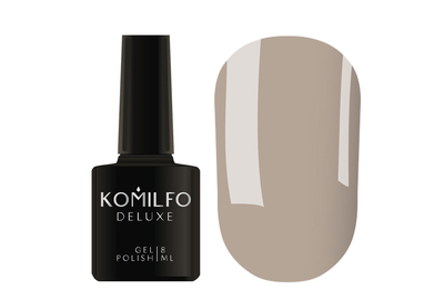 Гель-лак Komilfo Deluxe Series №D237 серый асфальт эмаль, 8 мл, Цвет: Серый, Обьем: 8 мл