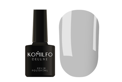Гель-лак Komilfo Deluxe Series №D238 нежно голубовато-серый эмаль, 8 мл, Цвет: Серый, Обьем: 8 мл